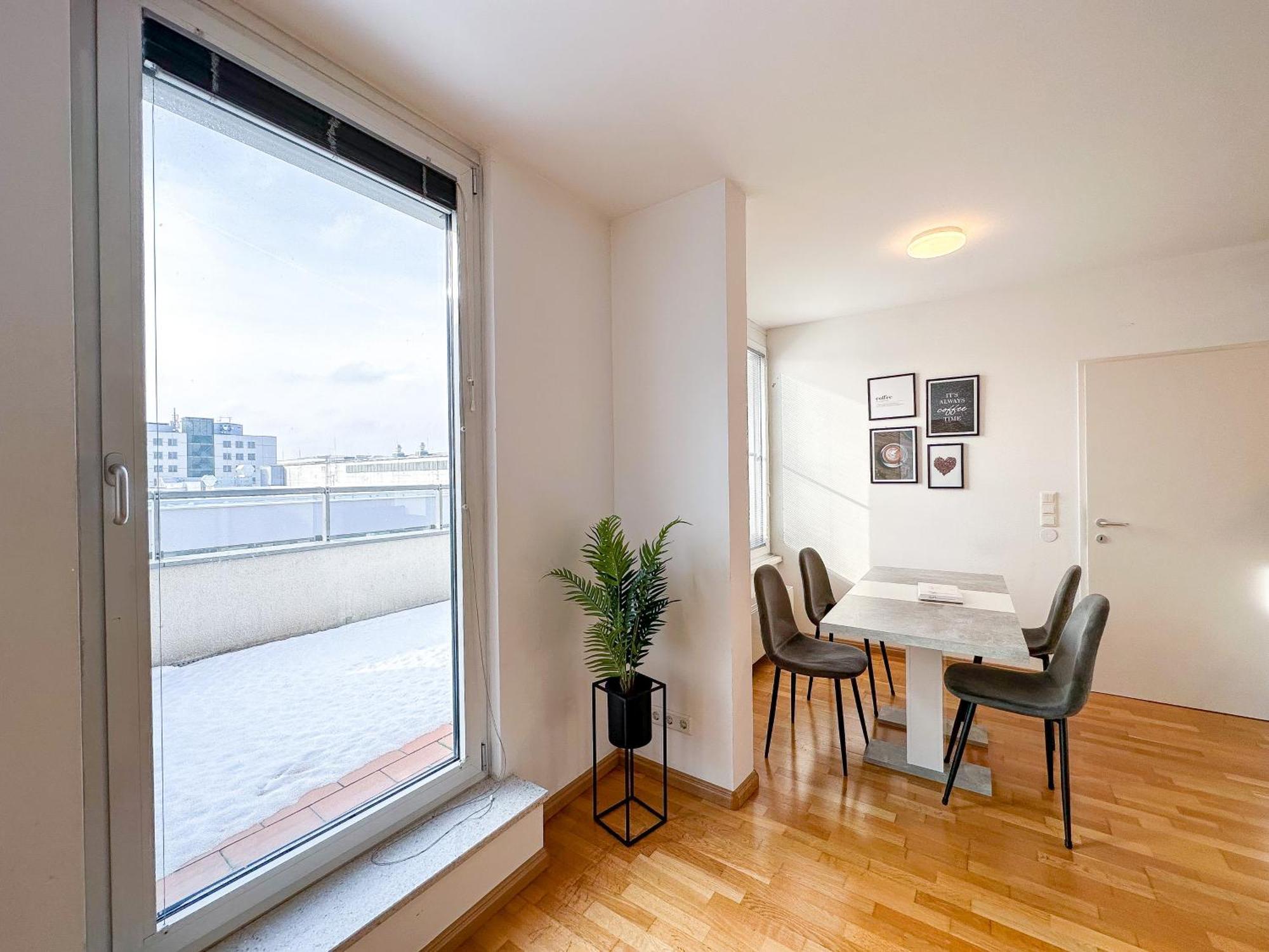 Feelhome-prater-ausblick-terrasse-6 Gaeste-wifi-smart Tv Vienna